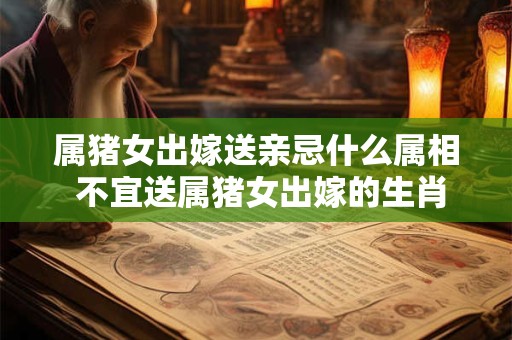 属猪女出嫁送亲忌什么属相 不宜送属猪女出嫁的生肖