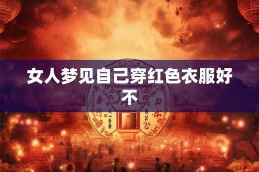 女人梦见自己穿红色衣服好不