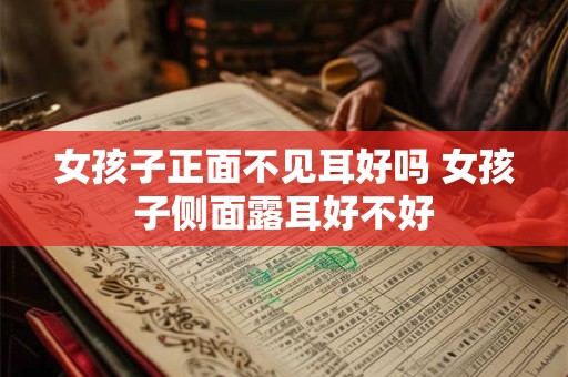 女孩子正面不见耳好吗 女孩子侧面露耳好不好