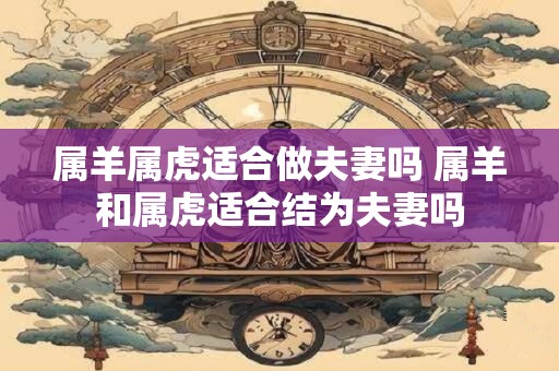 属羊属虎适合做夫妻吗 属羊和属虎适合结为夫妻吗