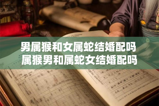 男属猴和女属蛇结婚配吗 属猴男和属蛇女结婚配吗