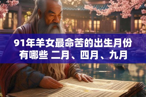 91年羊女最命苦的出生月份有哪些 二月、四月、九月