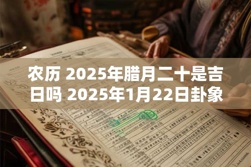 农历 2025年腊月二十是吉日吗 2025年1月22日卦象分析