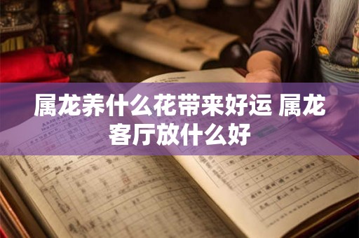 属龙养什么花带来好运 属龙客厅放什么好