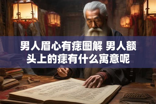 男人眉心有痣图解 男人额头上的痣有什么寓意呢
