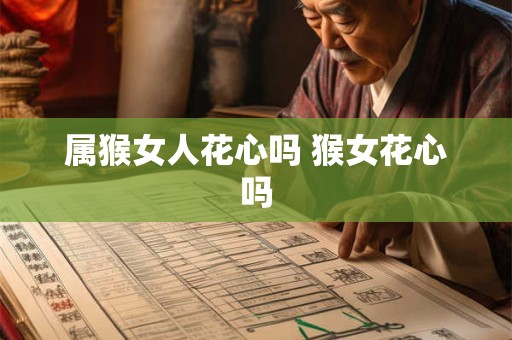 属猴女人花心吗 猴女花心吗
