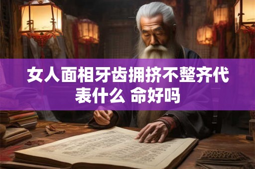 女人面相牙齿拥挤不整齐代表什么 命好吗