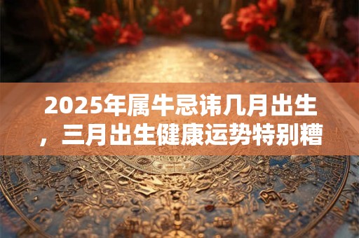 2025年属牛忌讳几月出生，三月出生健康运势特别糟糕