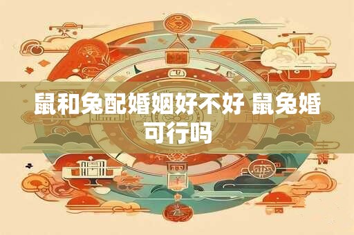 鼠和兔配婚姻好不好 鼠兔婚可行吗
