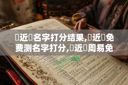 張近遠名字打分结果,張近遠免费测名字打分,張近遠周易免费测名字打分