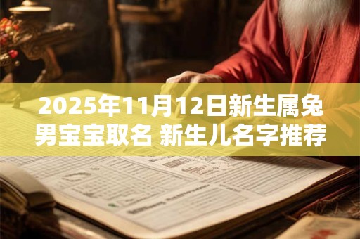 2025年11月12日新生属兔男宝宝取名 新生儿名字推荐 2025年11月12日新生属兔男宝宝取名 新生儿名字推荐