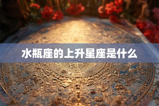水瓶座的上升星座是什么