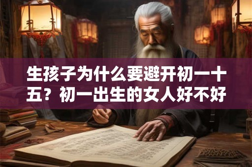 生孩子为什么要避开初一十五？初一出生的女人好不好？