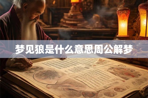 梦见狼是什么意思周公解梦