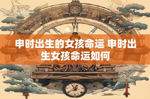 申时出生的女孩命运 申时出生女孩命运如何