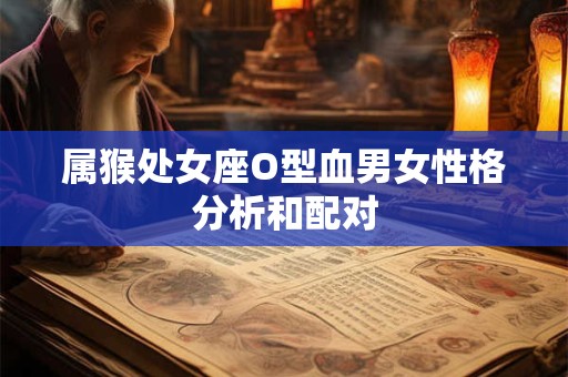 属猴处女座O型血男女性格分析和配对