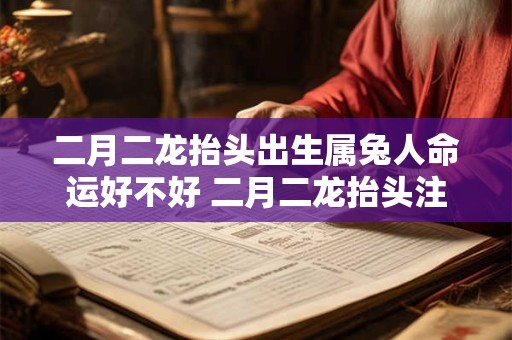 二月二龙抬头出生属兔人命运好不好 二月二龙抬头注意事项