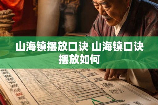 山海镇摆放口诀 山海镇口诀摆放如何