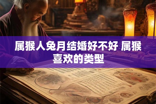 属猴人兔月结婚好不好 属猴喜欢的类型