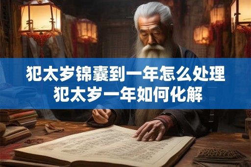 犯太岁锦囊到一年怎么处理 犯太岁一年如何化解