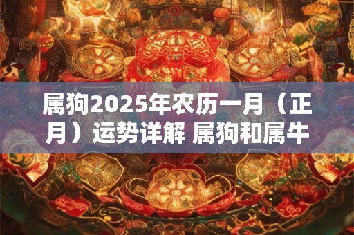 属狗2025年农历一月（正月）运势详解 属狗和属牛合不合
