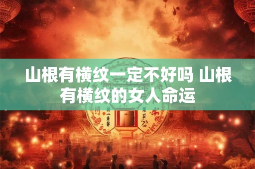山根有横纹一定不好吗 山根有横纹的女人命运