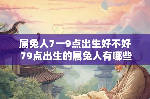 属兔人7一9点出生好不好 79点出生的属兔人有哪些优点