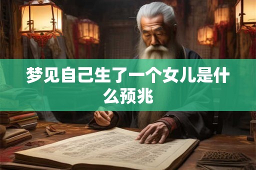 梦见自己生了一个女儿是什么预兆 梦见自己生了一个女儿是什么预兆