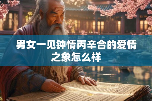 男女一见钟情丙辛合的爱情之象怎么样 男女一见钟情丙辛合的爱情之象怎么样