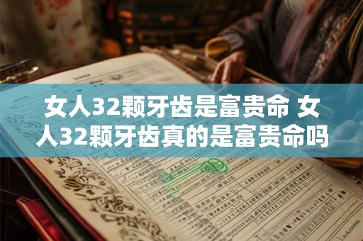 女人32颗牙齿是富贵命 女人32颗牙齿真的是富贵命吗