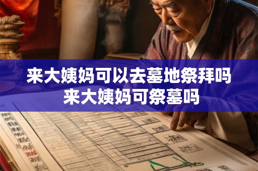 来大姨妈可以去墓地祭拜吗 来大姨妈可祭墓吗