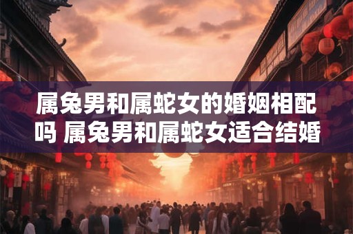 属兔男和属蛇女的婚姻相配吗 属兔男和属蛇女适合结婚吗