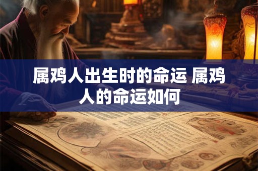 属鸡人出生时的命运 属鸡人的命运如何 属鸡人出生时的命运 属鸡人的命运如何