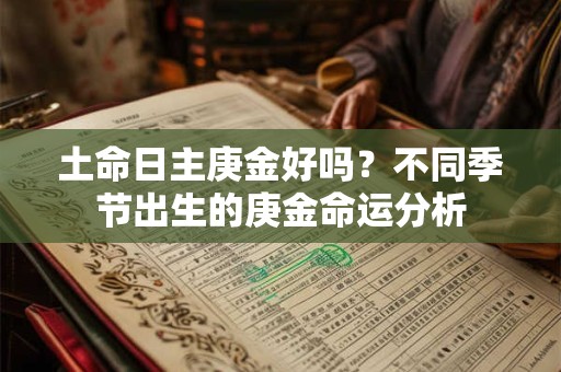 土命日主庚金好吗？不同季节出生的庚金命运分析