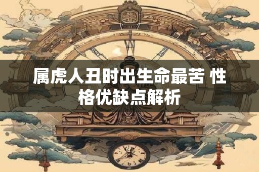属虎人丑时出生命最苦 性格优缺点解析
