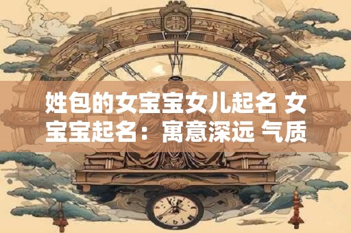 姓包的女宝宝女儿起名 女宝宝起名：寓意深远 气质非凡