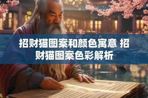 招财猫图案和颜色寓意 招财猫图案色彩解析