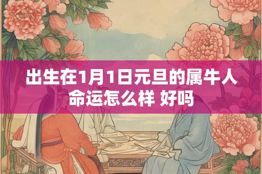 出生在1月1日元旦的属牛人命运怎么样 好吗