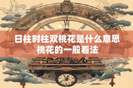 日柱时柱双桃花是什么意思 桃花的一般看法