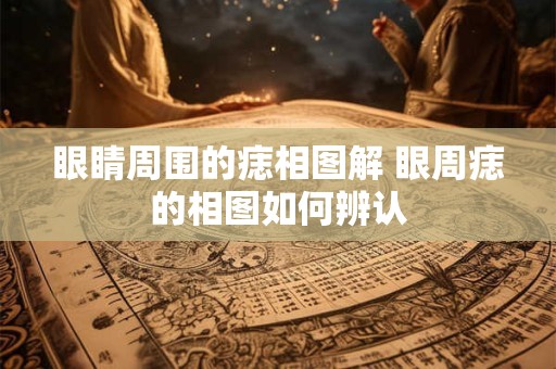 眼睛周围的痣相图解 眼周痣的相图如何辨认