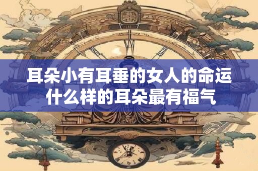 耳朵小有耳垂的女人的命运 什么样的耳朵最有福气
