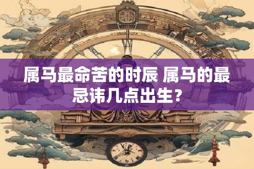 属马最命苦的时辰 属马的最忌讳几点出生? 属马最命苦的时辰 属马的最忌讳几点出生?