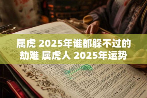属虎 2025年谁都躲不过的劫难 属虎人 2025年运势