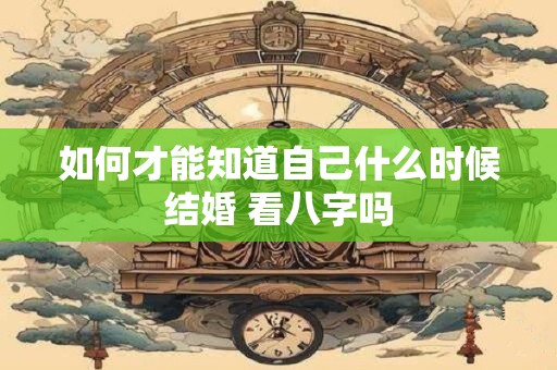 如何才能知道自己什么时候结婚 看八字吗