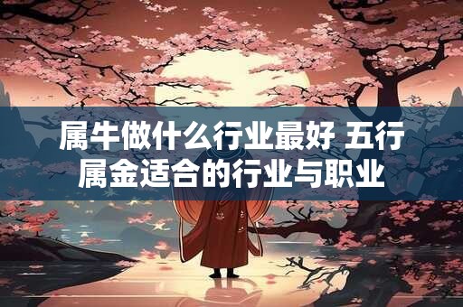 属牛做什么行业最好 五行属金适合的行业与职业
