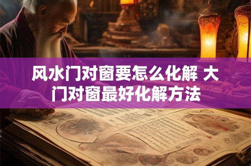 风水门对窗要怎么化解 大门对窗最好化解方法