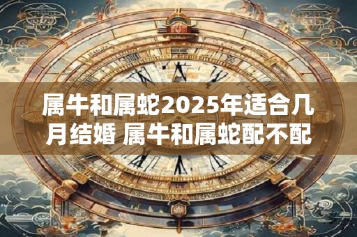 属牛和属蛇2026年适合几月结婚 属牛和属蛇配不配 属牛和属蛇2026年适合几月结婚 属牛和属蛇配不配