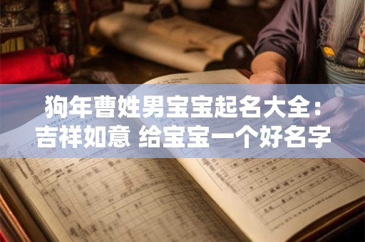 狗年曹姓男宝宝起名大全:吉祥如意 给宝宝一个好名字 狗年曹姓男宝宝起名大全:吉祥如意 给宝宝一个好名字