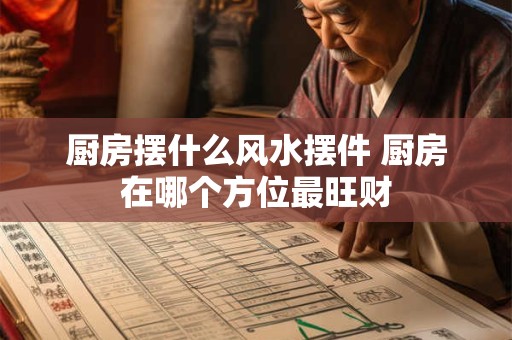 厨房摆什么风水摆件 厨房在哪个方位最旺财