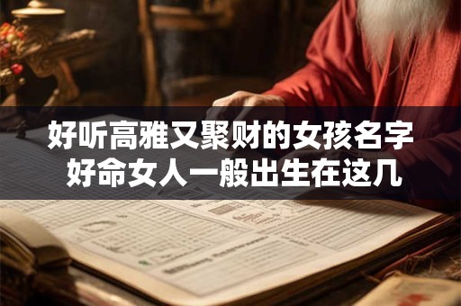 好听高雅又聚财的女孩名字 好命女人一般出生在这几天